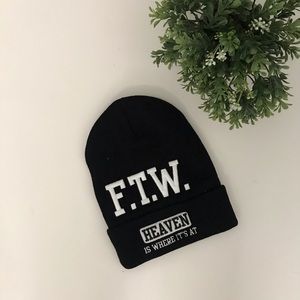 UNIF FTW Black Beanie